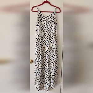 Old Navy blue polka dot dress